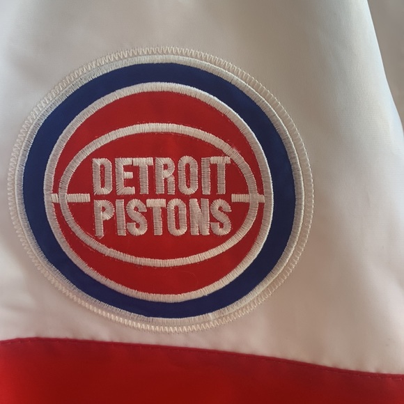 Ty Mopkins Detroit Pistons Starter Varsity Jacket - Picture 2 of 11